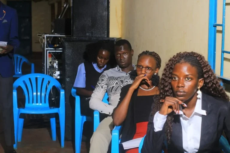 Participants seated during a training session
